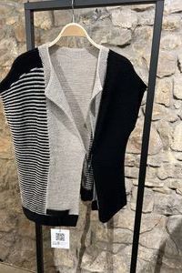 ELSEWHERE Weste Handstrick Wolle