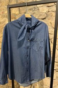 THE WHITE SHIRT Jeanshemd mit Schnuppe