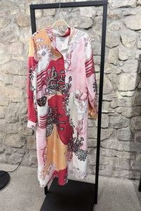 NOEN Maxikleid ALinie Viscoseprint